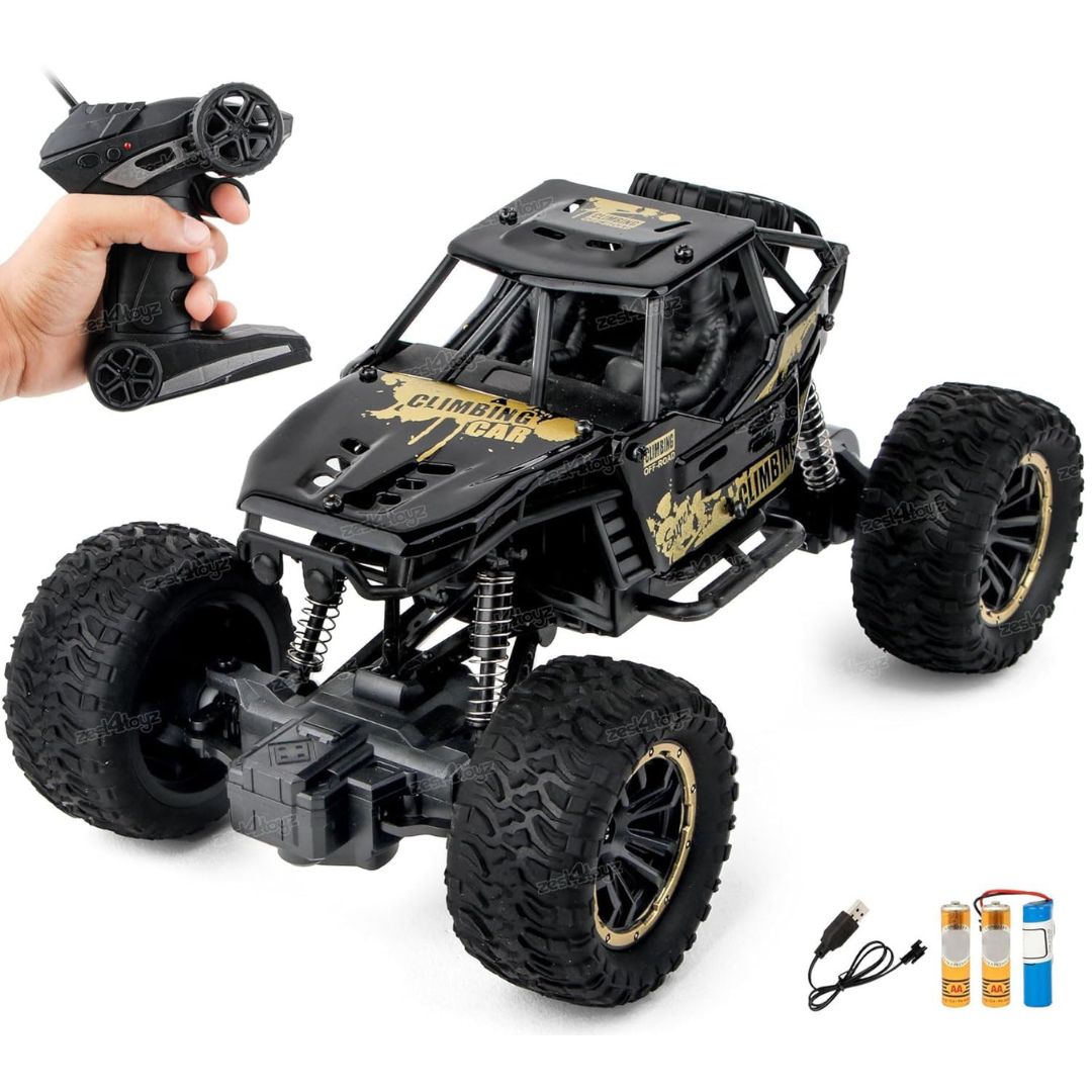 Remote Controlled Rock Crawler Monster Truck Toy Vehicle for Kids And Adults.