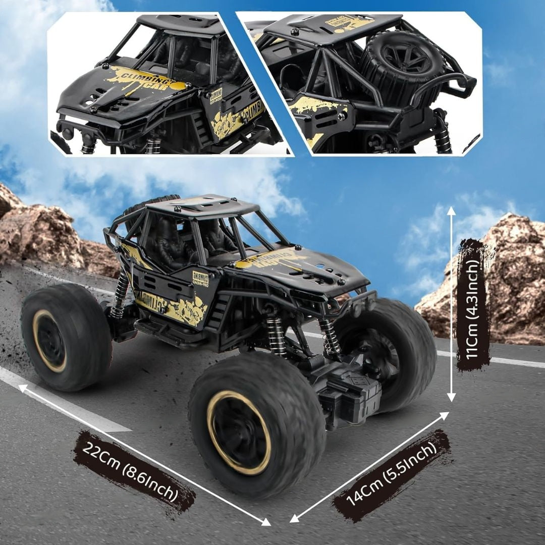 Remote Controlled Rock Crawler Monster Truck Toy Vehicle for Kids And Adults.